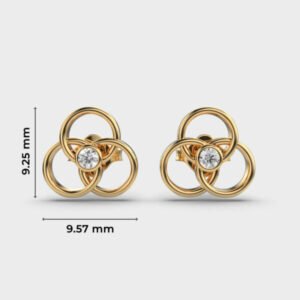 Venn Diamond Studs Earrings