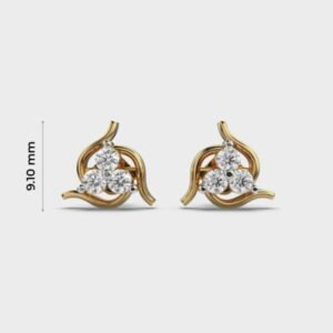 Starwheel Tres Diamond Earstuds