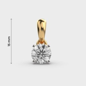 Serata Radiosa Classic Solitaire Pendant Without Chain