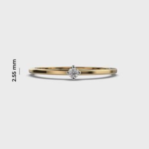 North Star Diamond Stackable Ring