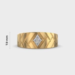 Aura Trace Diamond Ring For Men