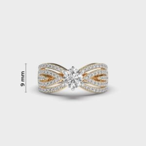 Empire Round Solitaire Diamond Ring